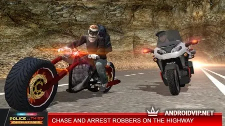 Police vs Thief MotoAttack фото