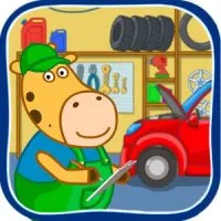 Детская мойка машин и гараж