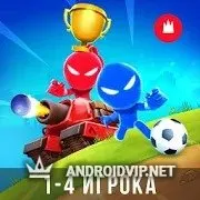 Stickman Party: Игры на 1 2 3 4 игрока бесплатно