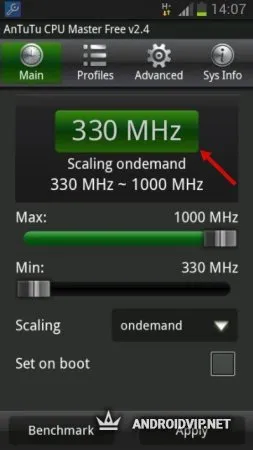 Разгон процессора Android фото
