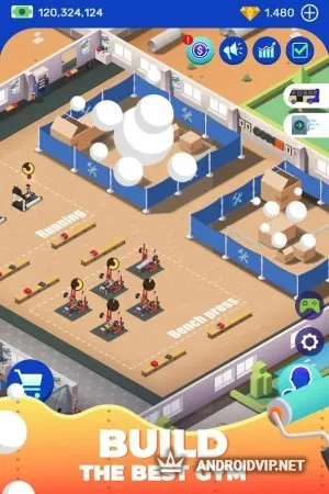 Idle Fitness Gym Tycoon – Workout Simulator Game фото 2