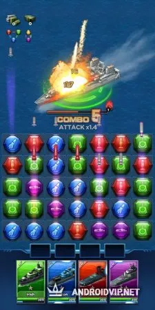 Battleship &amp; Puzzles: Warship Empire фото 3