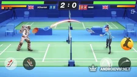 Badminton Blitz, бесплатная спортивная онлайн-игра фото 2