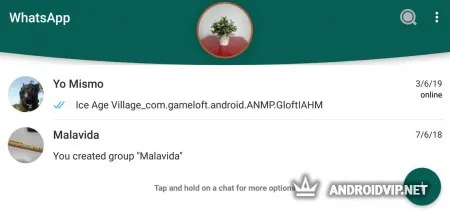 WhatsApp Aero фото