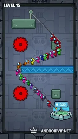 Among Crew: Rope Rescue Us фото 2