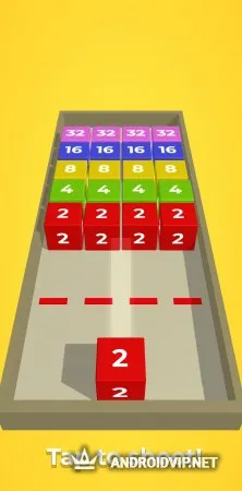 Chain Cube: 2048 3D merge game фото