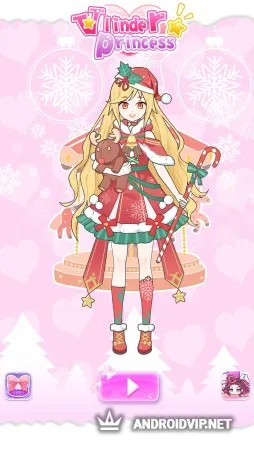 Vlinder Princess Dress up game фото 2