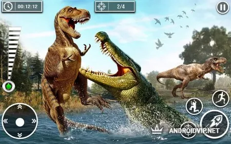 Охота на диких животных 2021: игры с динозаврами фото