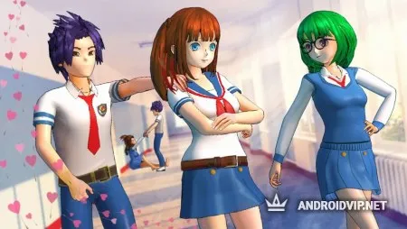 Pretty Girl Yandere Life: High School Anime Games фото