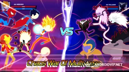 Super Stick Fight All-Star Hero: Chaos War Battle фото