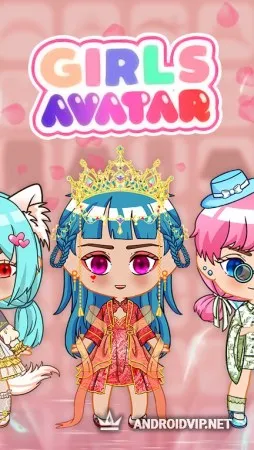 Девочка Аватар: Cute Girl Аватар Maker фото 2