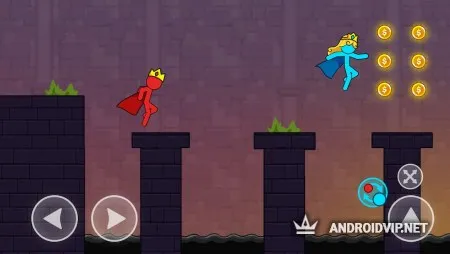 Red And Blue Stickman фото