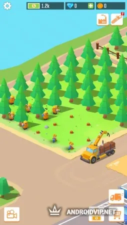 Idle Forest Lumber Inc: Timber Factory Tycoon фото