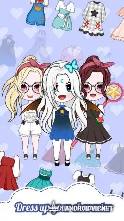 Куклы Чиби: Игры на одевание и создатель аватаров фото 2