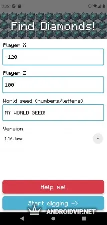 Find Diamonds! For Mine and craft фото 2