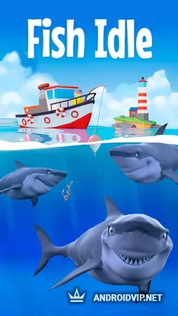Fish idle: hooked tycoon. Your own fishing boat фото