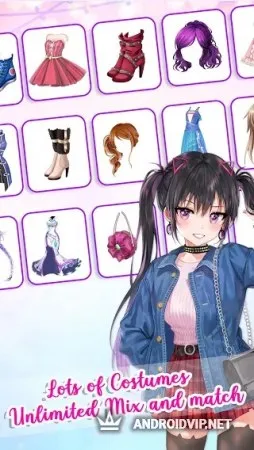 Аниме королева одевалка игра для девочек фото 3