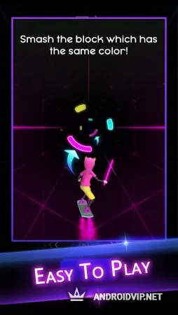 Smash Colors: Neon Cyber Surfer фото 2