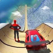 Spider Superhero Car Stunts