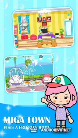 Miga Town: Visit a friend's home фото