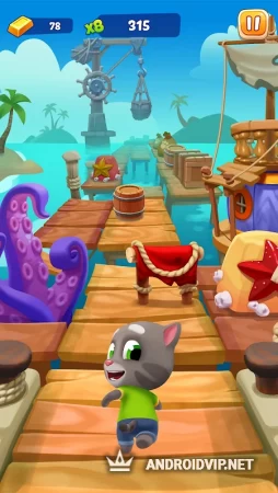 Говорящий Том бег за золотом 2 фото