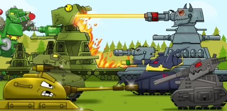 Merge Tanks 2: KV-44 Tank War фото