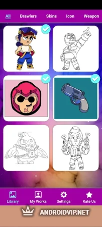 Книжка-раскраска Brawl Stars фото 2