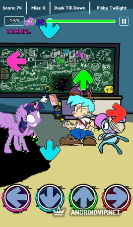 FNF Corrupted Night: Pibby Mod фото