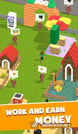My Mini Craft Zoo: Idle Tycoon фото 2