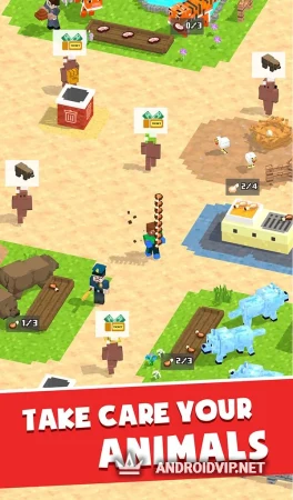 My Mini Craft Zoo: Idle Tycoon фото 3