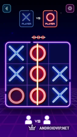 Tic Tac Toe Glow: 2 Player XO фото 2