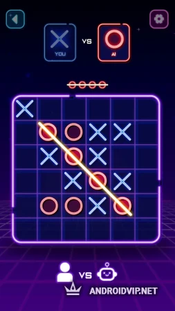 Tic Tac Toe Glow: 2 Player XO фото 3