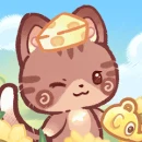 Lovely cat dream party