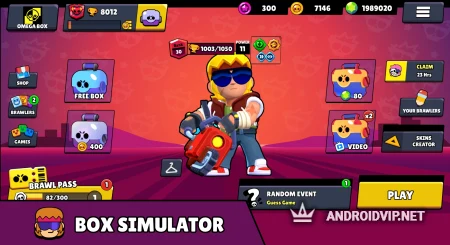 Box Simulator Mandy Brawl Star фото