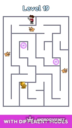 Maze Escape: Toilet Rush фото 2