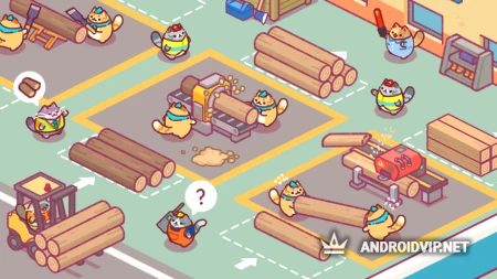 Lumbercat: Cute Idle Tycoon фото 3