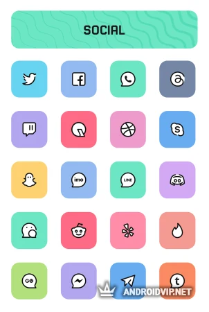 Crayon Adaptive IconPack фото 2